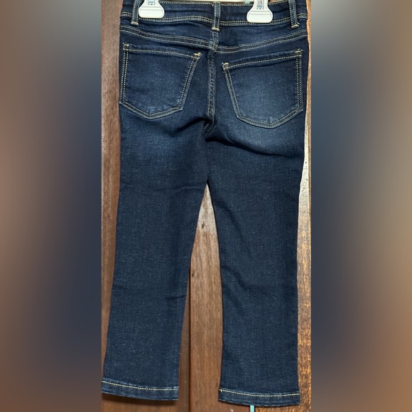 BRAND NEW WITH TAGS: Toddler Girl Jumping Bean Blue Jeans with embroidery - Picture 6 of 8